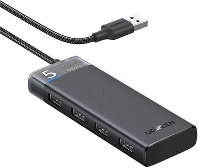 USB-хаб Ugreen CM653 4xUSB 3.2 Gen1 Ports Black (UGR-15548)