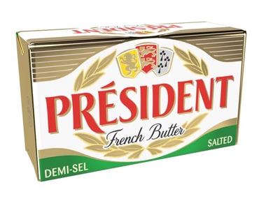 Масло кисловершкове солоне 80% President (18879126)
