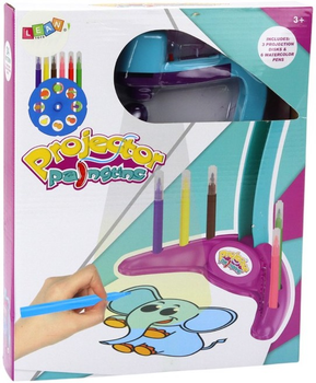 Проектор для малювання LEAN Toys 3 змінні диски фіолетовий (19606) (5905991009818)
