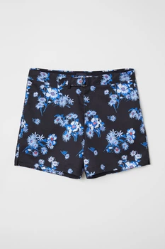 Шорти H&M чорний в візерунки KKELK353 50