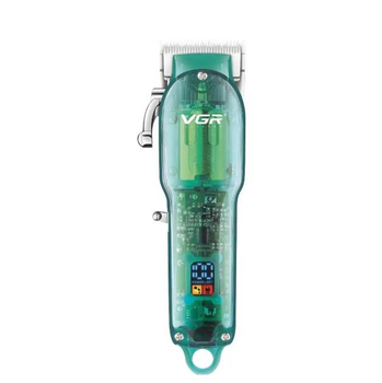 Машинка для стрижки VGR Professional Transparent Green V-660
