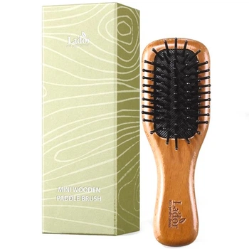 Деревянная щетка для волос La'dor Mini Wood Paddle Brush 1 шт (8809789631120)
