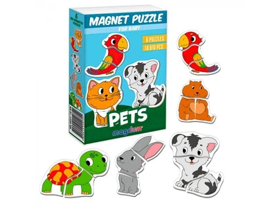 Пазлы магнитные Pets, 18 эл., ML4031-34 EN