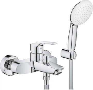 Смеситель для ванны GROHE Eurosmart 25276003 с душевым гарнитуром