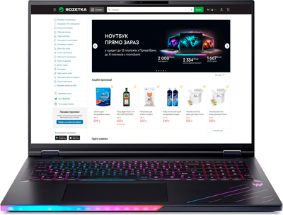 Ноутбук Acer Predator Helios 18 AI PH18-73-94QQ (NH.QVZEU.003) Abyssal Black