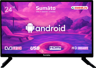 Телевизор SUMATO 24" 24HTS03