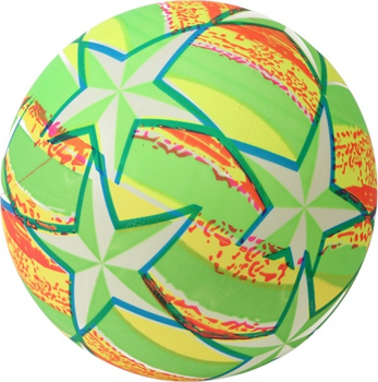 Piłka gumowa LEAN Toys Gwiazdki 24 cm 20368 Green (5905991026570)
