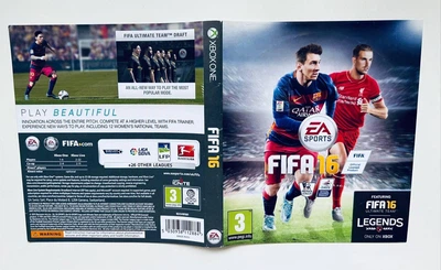 FIFA 16 - Xbox One (обложка + вкладыш), Б/У