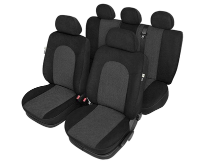 Авто чехлы из автоткани для MERCEDES A КЛАС W176 (2012-2018) Kegel-Blazusiak ATLANTIC темный