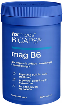 Мінерали Formeds Bicaps Mag B6 60 капсул (5903148622446)