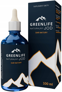 Мінерали GreenLife Натуральний йод 100 мл (5904121192949)
