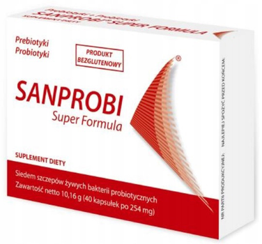 Probiotyk Sanprobi Super Formuła 40 kapsułek (5907774335022)