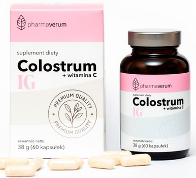 Prebiotyk Pharmaverum Colostrum + witamina C 60 kapsułek (5906970536059)