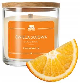 Świeca sojowa Big Nature pomarańcza 215 g (5905745620245)