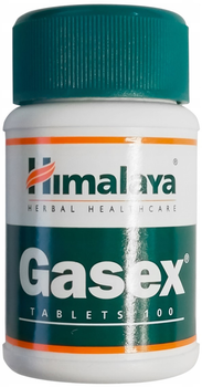 Naturalny suplement diety Himalaya Gasex 100 tabletek (8901138502362)
