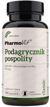 Naturalny suplement diety Pharmovit Podagrycznik pospolity 90 kapsułek (5904703901921)