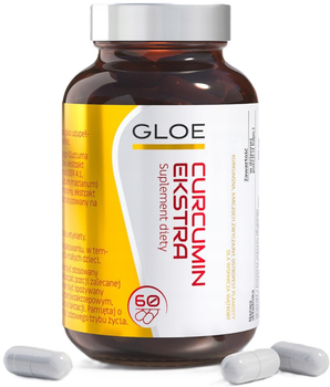 Naturalny suplement diety Gloe Curcumin Extra 60 kapsułek (5905940341280)