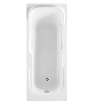 Прямоугольная акриловая ванна pro version RAK Ceramics Rams 1700x700 мм для ванной комнаты белая удобная сантехника (IS-OP_22-G)