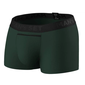 Мужские анатомические боксеры MAN's SET Classic 1.2 L Темно-зеленый (1153-2719)