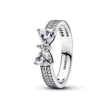 Серебряное кольцо Pandora Блестящий бант 193552C01 52