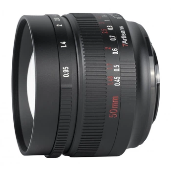 Объектив 7Artisans 50mm f/0.95 для Micro Four Thirds, Черный