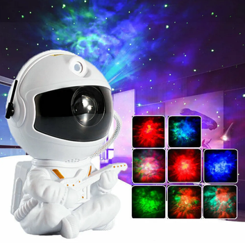 Нічник проектор космонавт Astronaut mini with guitar астронавт з підсвічуванням зоряне небо [ID: 2610430132]