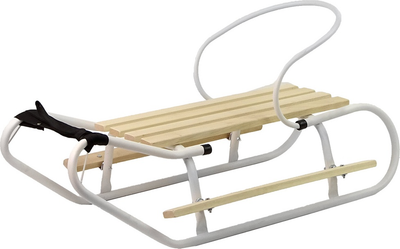 Металеві санки LEAN Toys 8179 White (5905323212893)