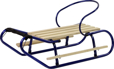 Металеві санки LEAN Toys 2990 Blue (5904665993729)