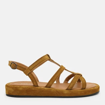 Женские сандалии замшевые PARADIZE SHOES SAN-5104 41 26.5 см Корица (ROZ6501090361)