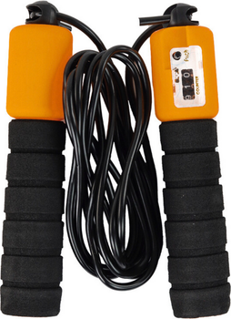 Skakanka LEAN Toys z licznikiem 280 cm 17409 Black-Orange (5905991002758)