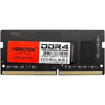 Оперативная память ARKTEK 4 GB SO-DIMM DDR4 2400 MHz (AKD4S4N2400)