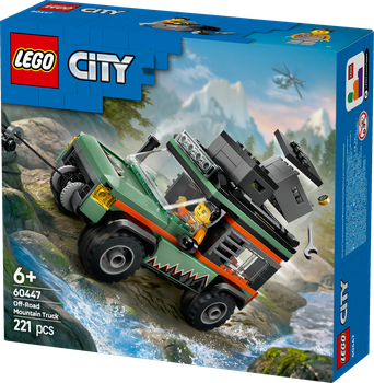 Конструктор Лего Сіті Джип Гірський позашляховик 4x4 Гірський трак Lego City 60447