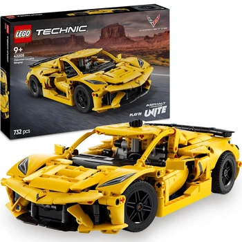 Конструктор Лего Техник машина Шевроле Корвет Стингрей Lego Technic 42205