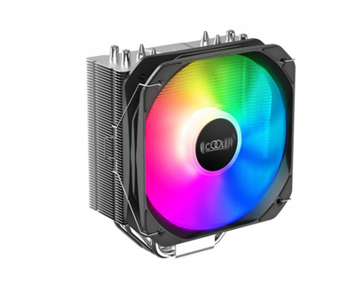 Охолоджувач процесорний універсальний PCCOOLER PALADIN 400 ARGB, TDP 200 Вт, висота 157 мм, Hydraulic bearing