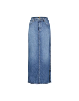 Спідниця LEE Side Slit Maxi Skirt weekend chill (112356725) Блакитний 29-00