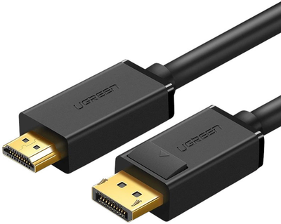 Kabel Ugreen DisplayPort - HDMI 4K 30Hz 28 AWG 2 m Black (1206809391)