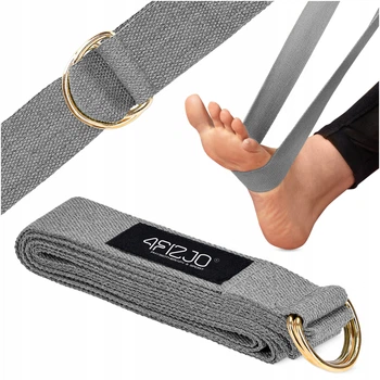 Ремень для йоги 4FIZJO 300 см Grey (P-5907739315380)