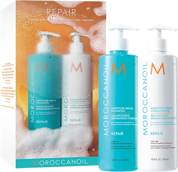 Zestaw do pielęgnacji włosów Moroccanoil Repair Szampon 500 ml + Odżywka 500 ml (7290116973586)