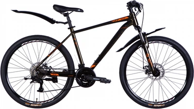 Велосипед Discovery AL 26" BASTION AM DD CS 18" Коричневый с крылом Pl 2025 (OPS-DIS-26-621)