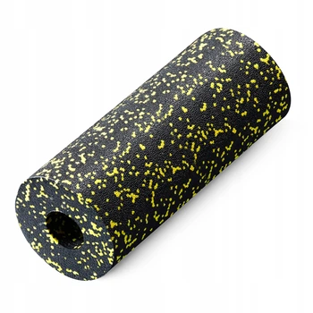 Массажный ролик 4FIZJO EPP PRO+ 33 x 14 см (валик, роллер) гладкий Black/Yellow (P-5907222931431)