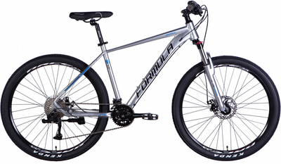 Велосипед Formula AL 27.5" ZEPHYR 2.0 AM DD CS 19" сріблястий 2025 (OPS-FR-27,5-015)