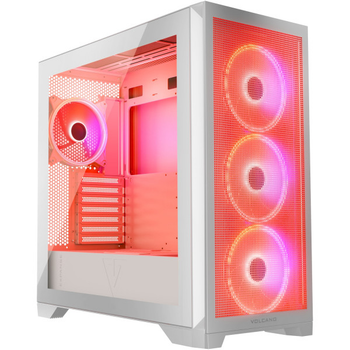 Корпус для комп'ютера Modecom VOLCANO EXPANSE S Midi-Tower ATX 4x140mm ARGB White (AT-EXPANSE-SG-20-000000)