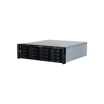 Видеорегистратор сетевой Dahua DHI-NVR5064-EI 64-канальный, поддержка 16 HDD (до 160 ТБ), корпус 3U, пропускная способность 384 Мбит/с, запись в 4K Ultra HD, интеллектуальные функции IVS, черный