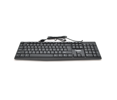 Клавіатура USB Merlion кабель KB-ALFA 135 см Black (KB-ALFA)