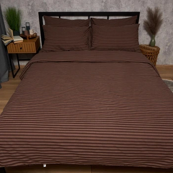 Пододеяльник Moon&Star Бязь Gold Люкс Espresso Lines Двоспальна 175 x 210 см (MS-870001057)