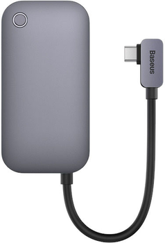 USB Hub Baseus PadJoy 6-in-1 Multifunctional Type-C Dark Gray (1206807229)