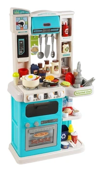 Детская игрушечная кухня с водой и паром Home Chef 92 элемента Зеленый