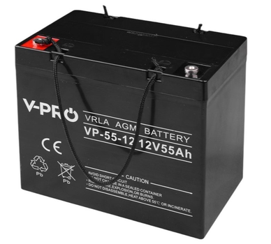 Akumulator Volt Polska AGM VPRO 12V 55 Ah (6AKUAGM055)