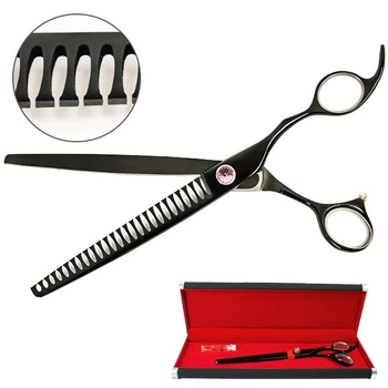 Филировочные шанкровые ножницы для стрижки собак Davis Majutsu Titanium Thinning, 20.3 см