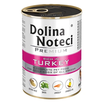 Влажный корм для собак с индейкой Dolina Noteci Premium Dog Turkey, 400 гр